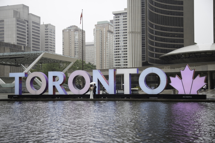 toronto city hall wedding photography